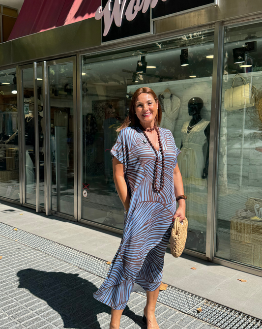 Vestido Licra Cebrado