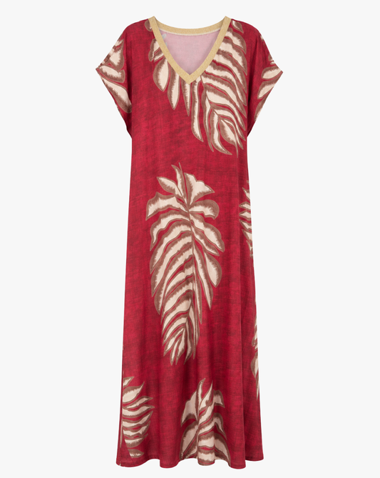 Vestido Hoja Dorada