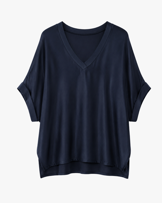 Camiseta Satinada Navy