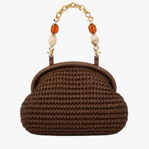 Bolso Rafia Marrón