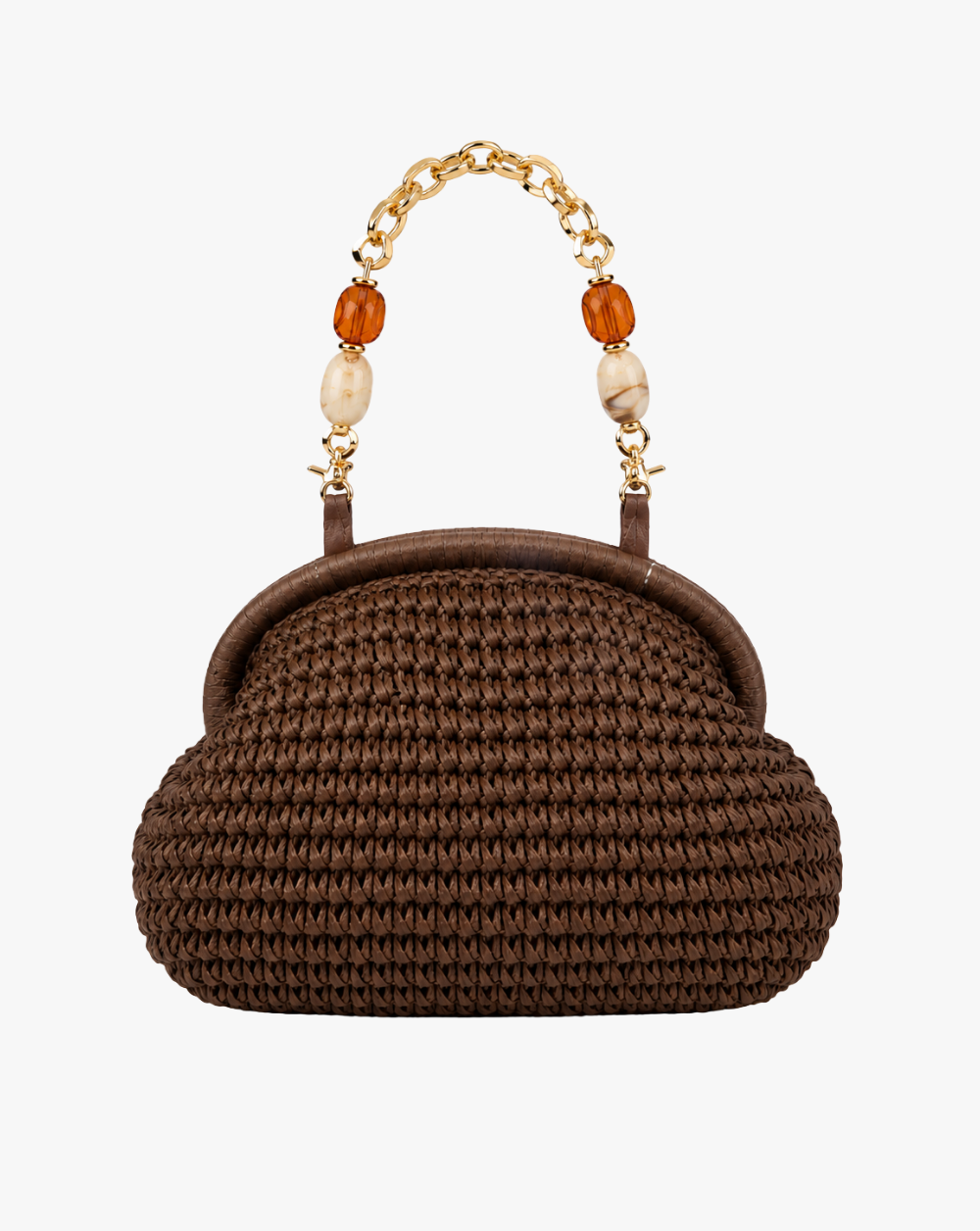 Bolso Rafia Marrón