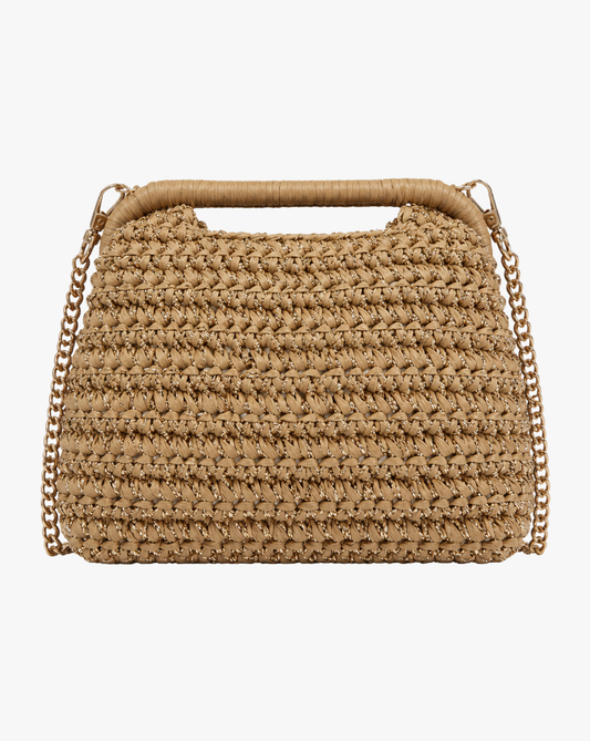 Bolso Rafia Gold