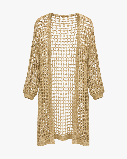 Chaqueta Rejilla Gold Larga