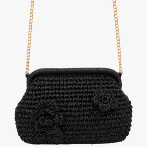 Bolso Rafia Flor