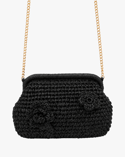 Bolso Rafia Flor