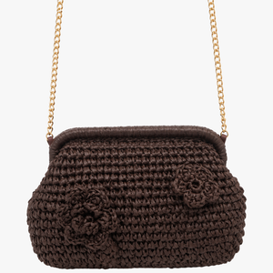 Bolso Rafia Flor
